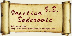 Vasilisa Doderović vizit kartica